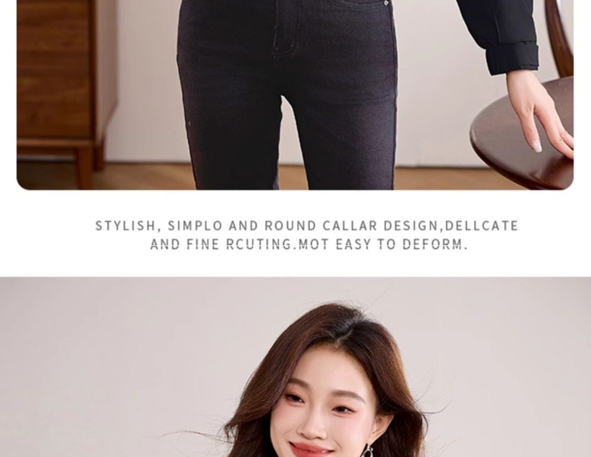 Áo Khoác Bomber Nữ Tay Lỡ Dáng Ngắn Màu Đỏ, Nâu, Đen chi tiết 30