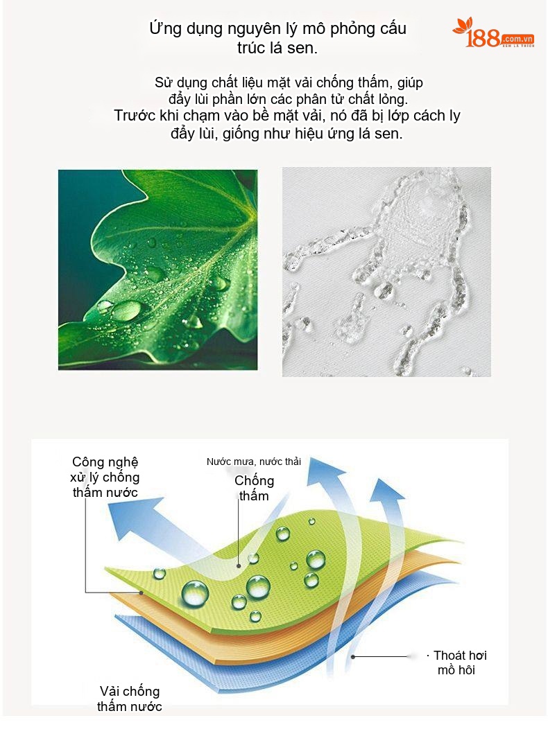 Quần Dài Nam Cotton Co Giãn Chống Thấm Nước Chống Bám Bẩn Chống Phai Màu Dáng Suông Màu Đen, Trắng chi tiết 7