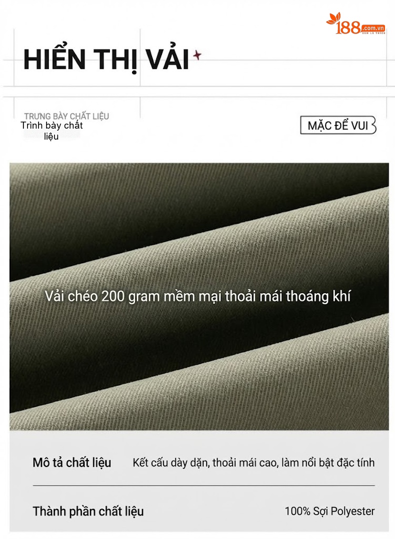 Quần dài ống rộng nam lưng thun dáng thể thao thoải mái chi tiết 4
