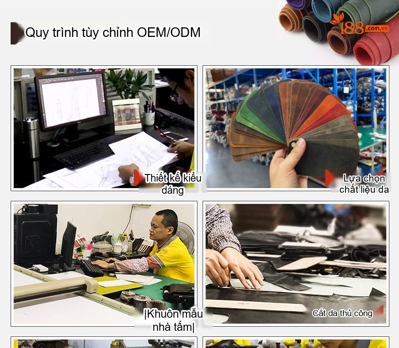 Túi Đeo Chéo Nam Da Bò Phong Cách Retro Màu Nâu chi tiết 7