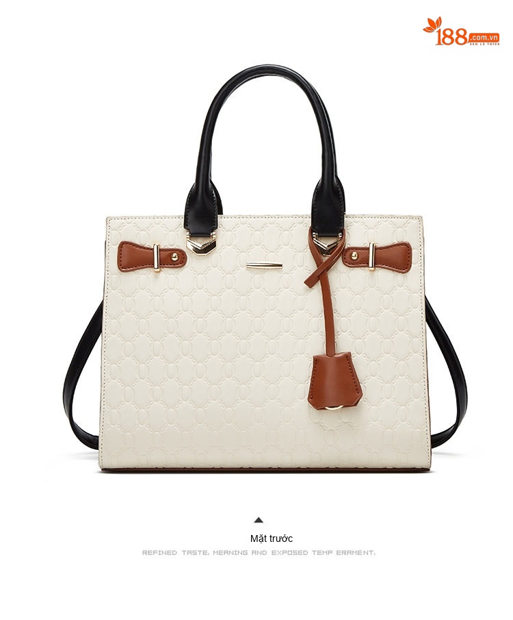 Bộ Túi Xách Tay, Túi Đeo Vai, Túi Clutch và Ví Nữ Da Bóng chi tiết 11