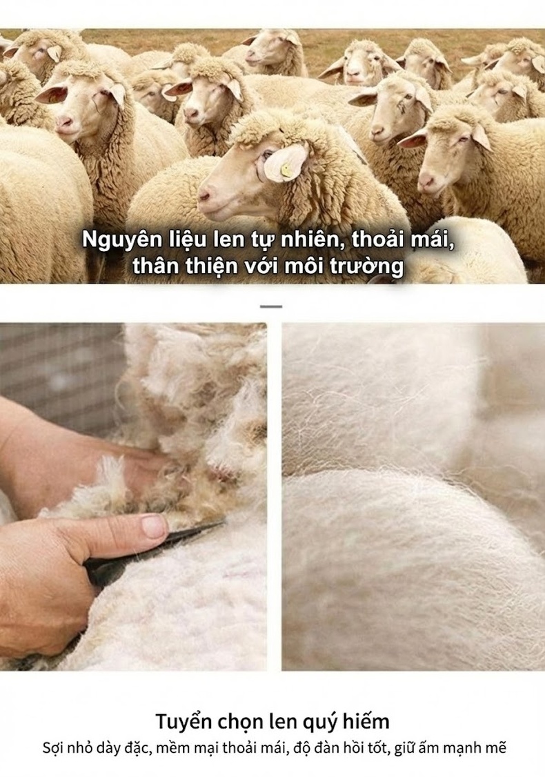 Áo Khoác Dạ Nam Dáng Dài Lót Lông Vũ Ấm Áp Màu Xám, Đen chi tiết 4