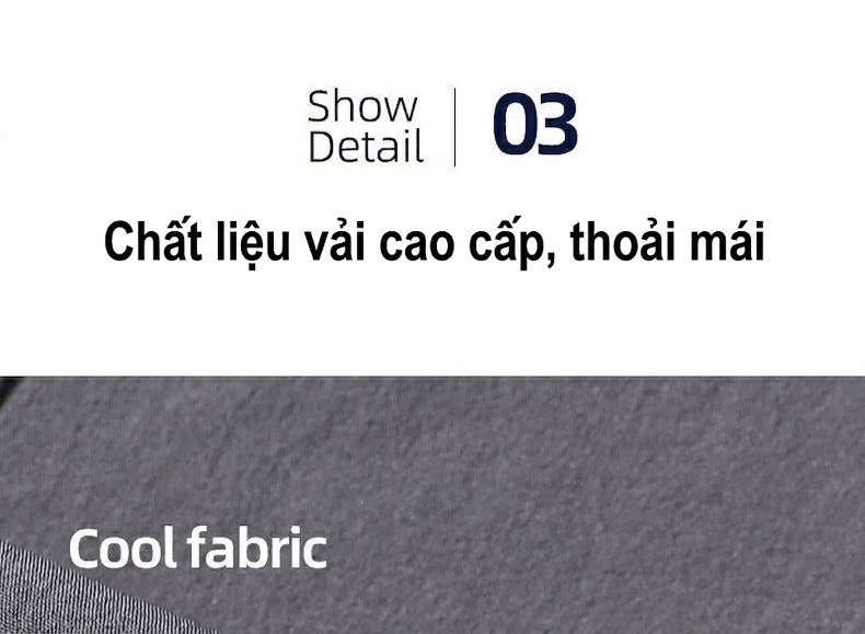 Quần Âu Nam Dáng Suông Co Giãn Nhẹ Kiểu Dáng Thanh Lịch Màu Xám, Đen, Xanh Navy chi tiết 7