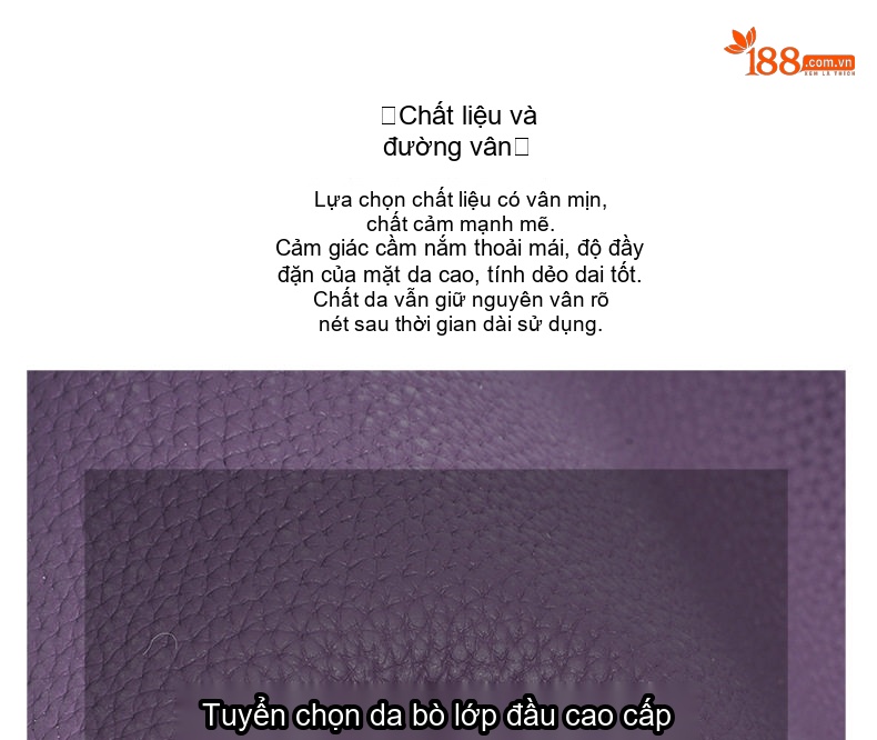 Túi Xách Tay Nữ Đựng Vừa A4 Thời Trang Công Sở, Túi Đeo Chéo Nữ Da Bóng Sức Chứa Lớn Màu Tím, Đen chi tiết 12