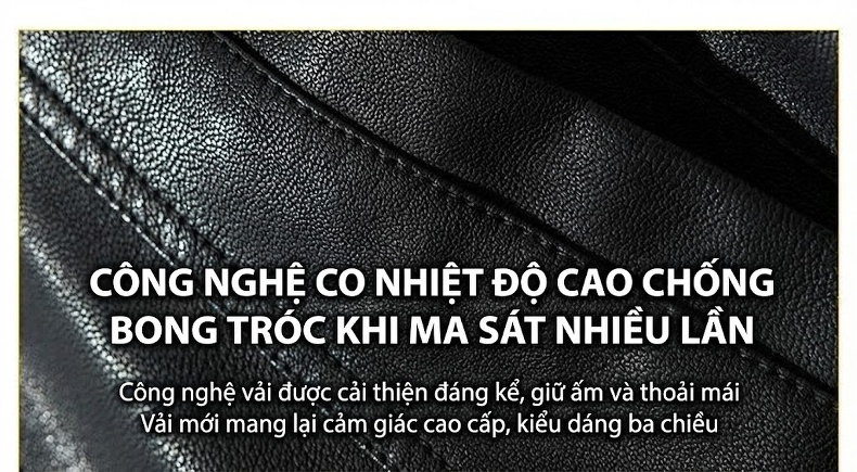 Áo Khoác Da Nam Có Mũ Trùm Đầu Phong Cách Hàn Quốc Da Bóng Màu Đen chi tiết 5