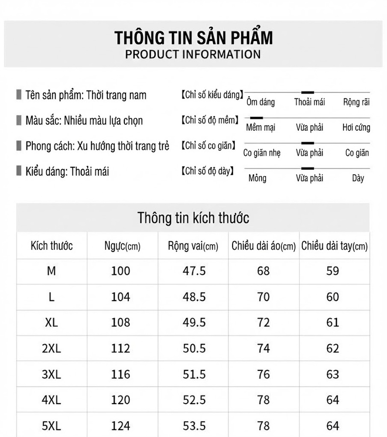 Áo Thun Tay Dài Nam Cotton 300g Cổ Tròn Màu Nâu, Xám, Trắng, Đen... chi tiết 14