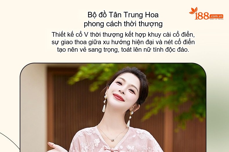 Bộ Quần Áo Nữ Mùa Hè Phong Cách Trung Hoa Thêu Hoa Nhỏ Nhắn chi tiết 4