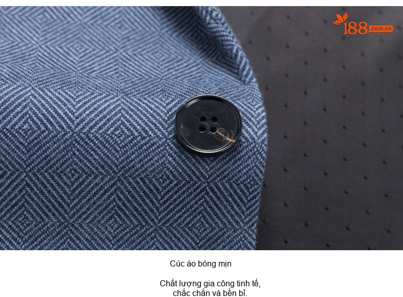 Áo Vest Nam Mùa Thu Đông Vải Nỉ Kiểu Hàn Quốc Dáng Ôm Màu Xanh, Xám, Nâu chi tiết 18