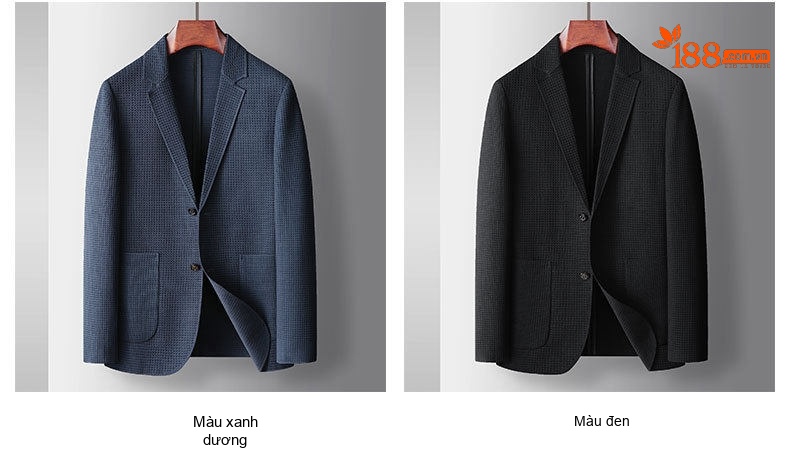 Áo Vest Nam Dệt Kim Phong Cách Casual Thu Đông Màu Xanh Navy, Đen chi tiết 6
