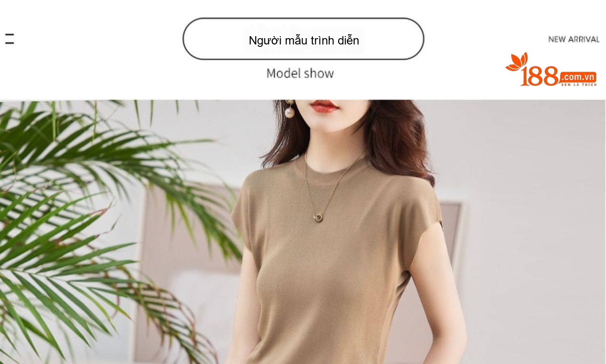 Set Bộ Áo Thun Cộc Tay Và Chân Váy Voan dáng chữ A Thanh Lịch Màu Nâu, Đen chi tiết 10