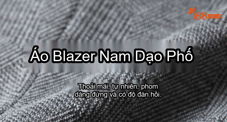 Áo Vest Blazer Nam Mỏng Nhẹ Phong Cách Hàn Quốc Màu Xám chi tiết 1