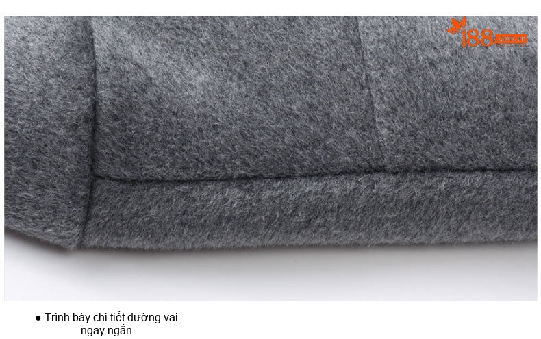 Áo Khoác Bomber Nam Cổ Trụ Chất Liệu Lông Cừu Màu Đen, Xám chi tiết 22