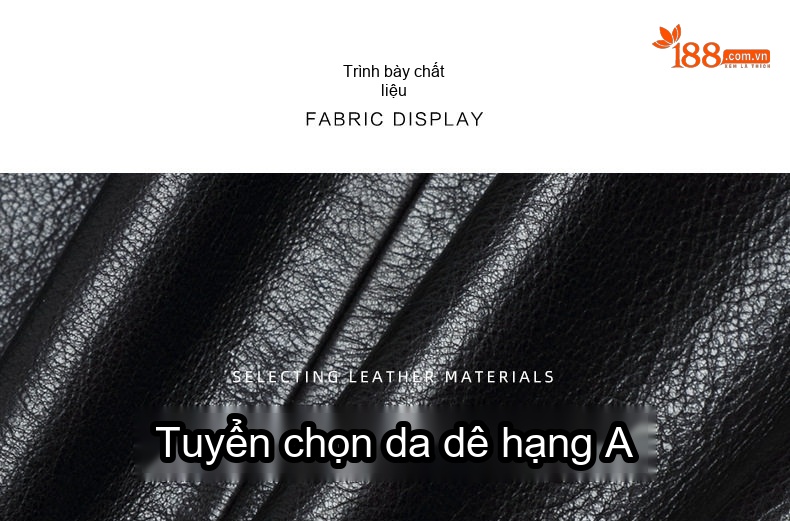 Áo Khoác Da Cừu Nam Dáng Ôm Ngắn Cổ Trụ Màu Nâu chi tiết 3