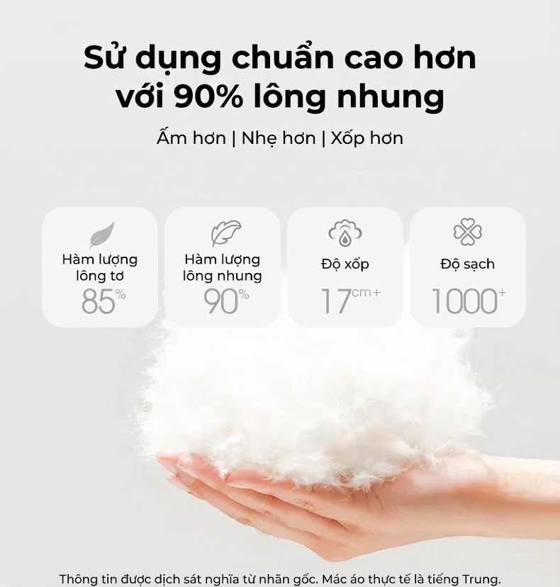 Áo Khoác Phao Nữ Dáng Vest Ôm Dáng Thời Trang Màu Đen, Nâu chi tiết 2