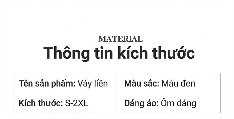 Váy Liền Thân Nữ Thiết Kế Dáng Xòe Eo Cao Họa Tiết Hoa Phong Cách Vintage Màu Đen chi tiết 5
