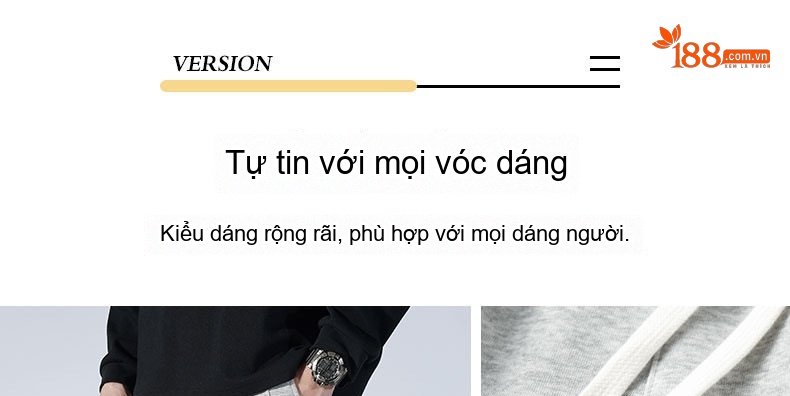 Quần Ống Rộng Nam Dáng Suông Phong Cách Hàn Quốc Màu Đen, Xám chi tiết 3