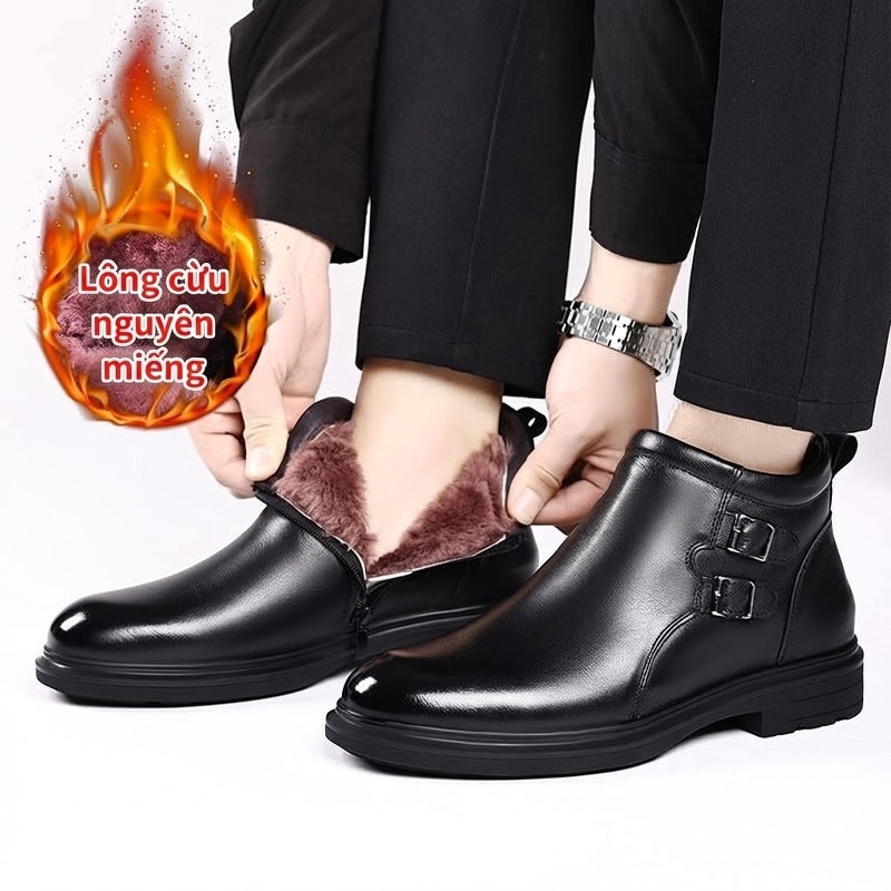 88561 Đen (da bò lớp đầu tiên)