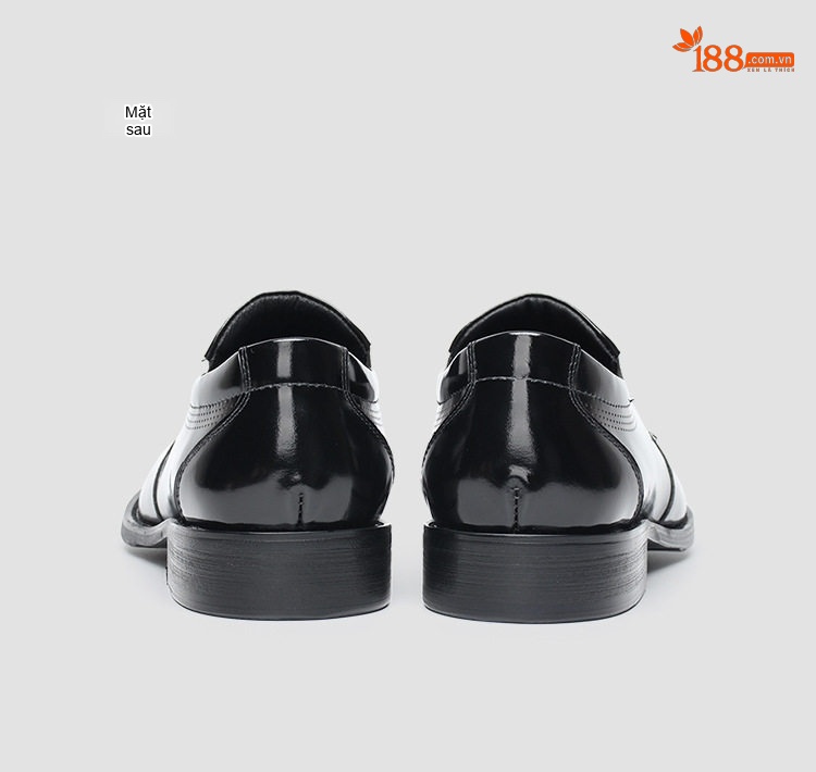 Giày Lười Nam Da Thật Brogue Chiều Cao Đế Khoảng 3cm Màu Đen, Nâu chi tiết 10