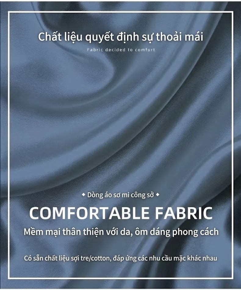 Áo Sơ Mi Dài Tay Nam Cotton Họa Tiết Kẻ Sọc Nhỏ Phong Cách Casual chi tiết 6