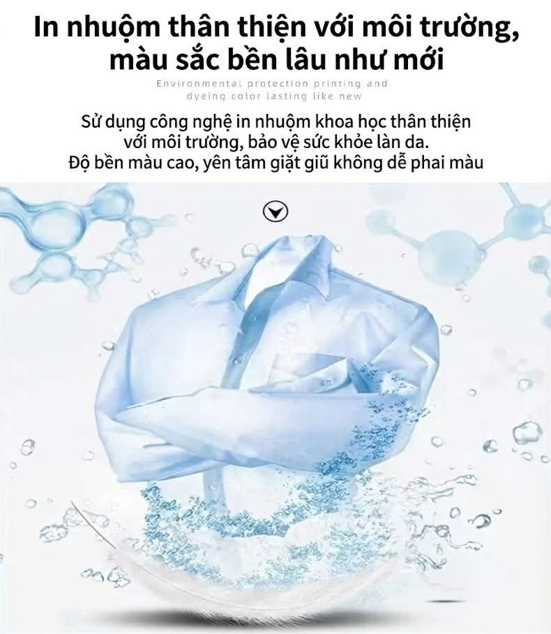 Áo Sơ Mi Nam Tay Ngắn Cotton Kẻ Sọc Thoáng Mát Màu Xám, Xanh Dương, Vàng chi tiết 6