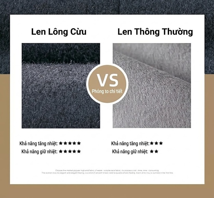 Áo Khoác Dạ Nam Hai Mặt Lót Lông Vũ Ấm Áp Dáng Dài Trung Niên Màu Đen chi tiết 4