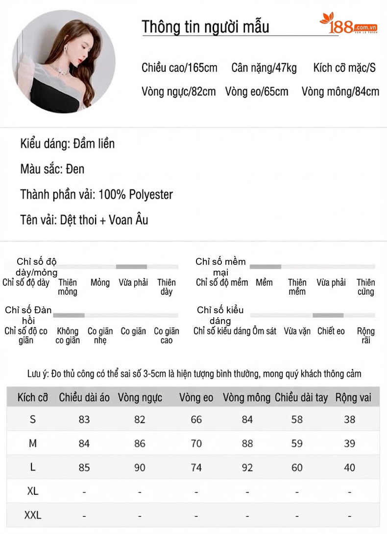 Váy Lệch Vai Ôm Eo Thiết Kế Xếp Ly Phong Cách Gợi Cảm Màu Đen chi tiết 4