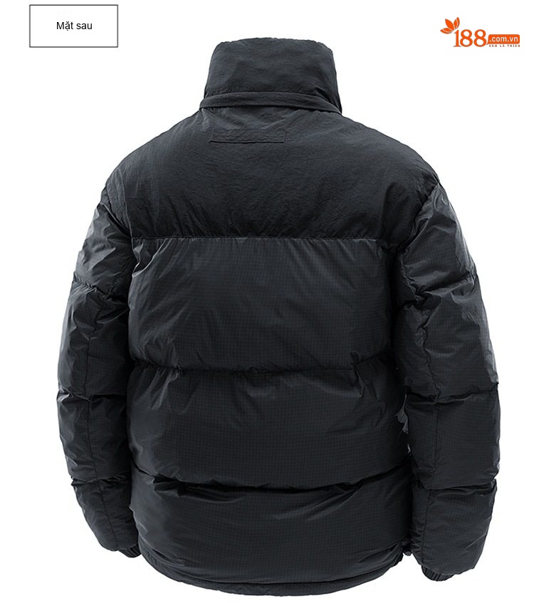Áo Khoác Cotton Nam Nữ Có Mũ Trùm Đầu Tháo Rời Được Dáng Rộng Lót Dày Màu Vàng, Đen chi tiết 26