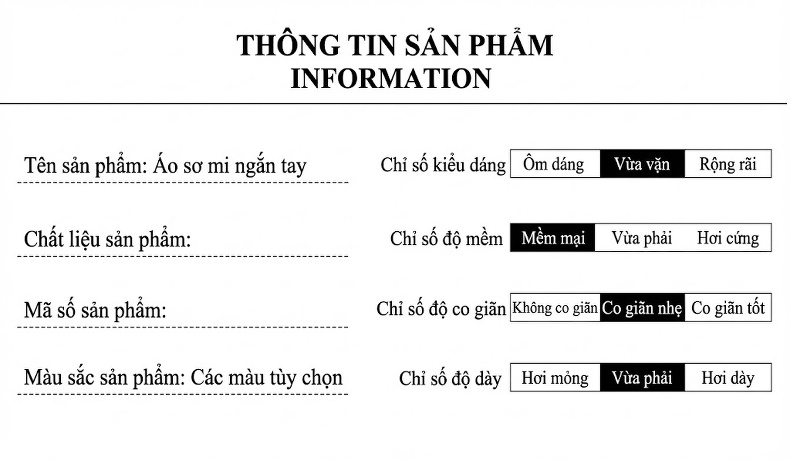Áo Sơ Mi Nam Tay Ngắn Lụa Tằm Tự Nhiên Chống Nhăn Phong Cách Doanh Nhân Màu Đen chi tiết 5