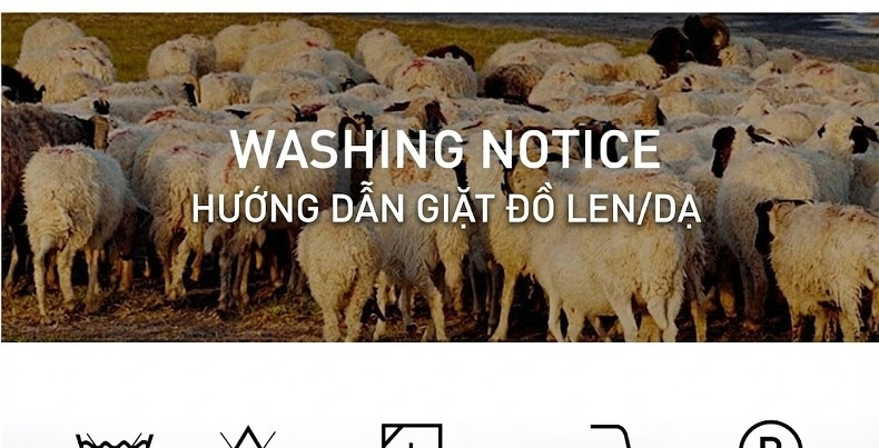Áo Vest Nam Len Lông Cừu Màu Xám chi tiết 5
