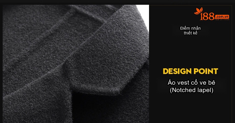 Áo Vest Nam 100% Lông Cừu Mỏng Dáng Ôm Thu Đông Màu Nâu, Xám, Đen chi tiết 5