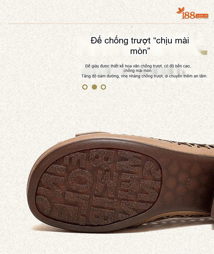 Giày Lười Nữ Da Bóng Laze Thoáng Khí Chiều Cao Đế Khoảng 3cm Màu Nâu chi tiết 6