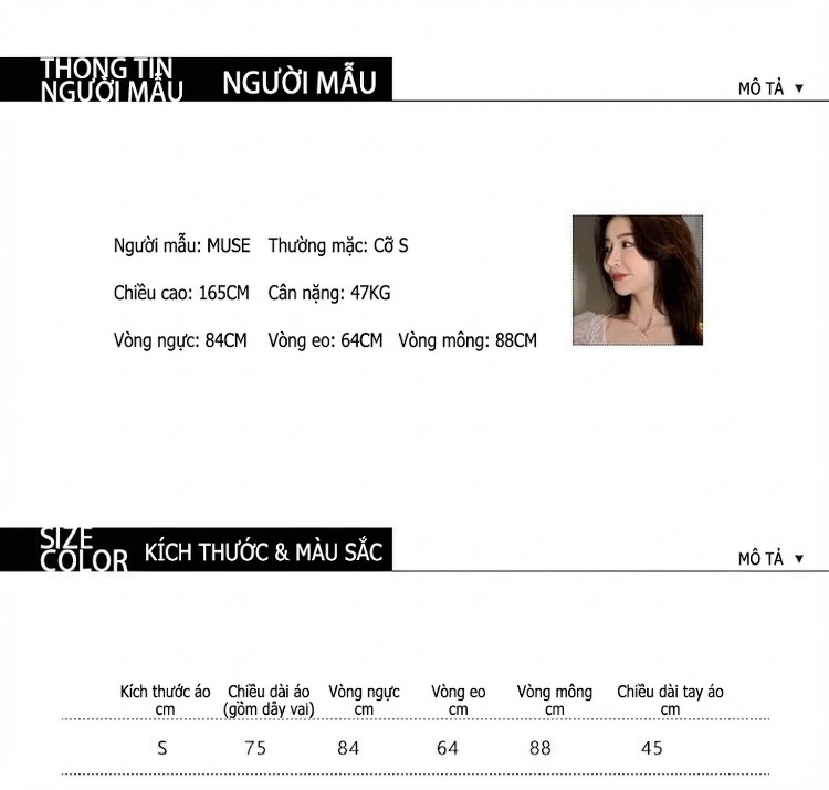 Váy Ngắn Chữ A Cổ Chữ V Tay Bồng Lưới Xuyên Thấu Màu Xám, Trắng chi tiết 4