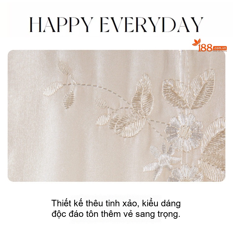 Set Áo Thêu Hoa Cổ Tàu Tay Lỡ và Chân Váy Mã Diện In Họa Tiết Phong Cách Trung Hoa chi tiết 8