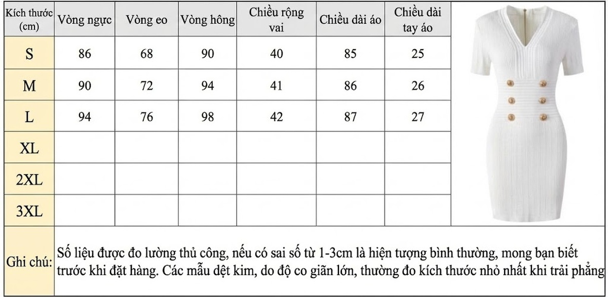 Váy Ngắn Tay Ngắn Nữ Cổ chữ V Dệt Kim Ôm Dáng Màu Trắng, Đen chi tiết 1