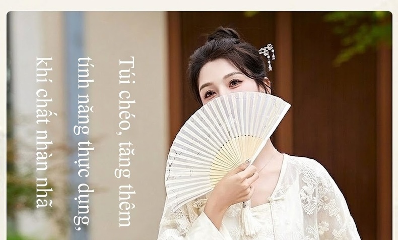 Bộ Quần Áo Nữ Mùa Hè Phong Cách Trung Hoa Thêu Hoa Nhỏ Nhắn chi tiết 8