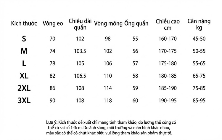 Quần Dài Cotton 100% Lưng Thun Ống Rộng Phong Cách Casual Màu Đen, Trắng, Xám chi tiết 29