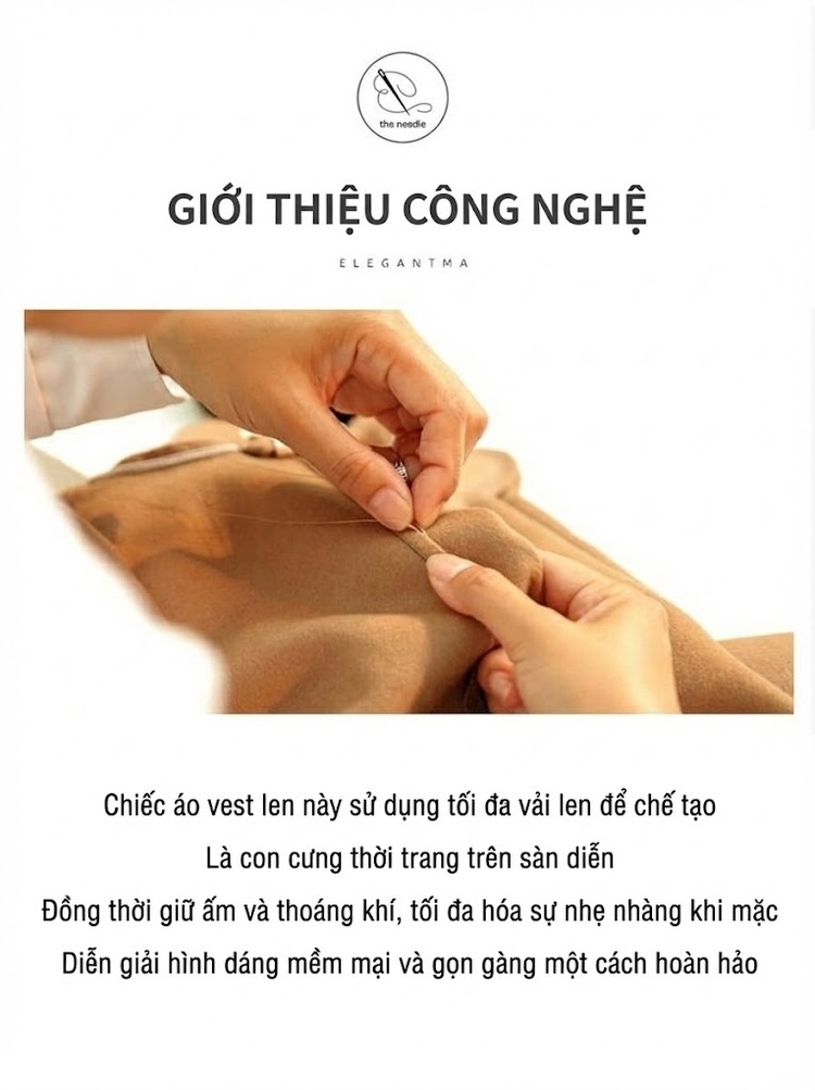Áo Vest Nam Lông Cừu Kẻ Ô Kiểu Âu Thu Đông Màu Nâu, Xám chi tiết 23