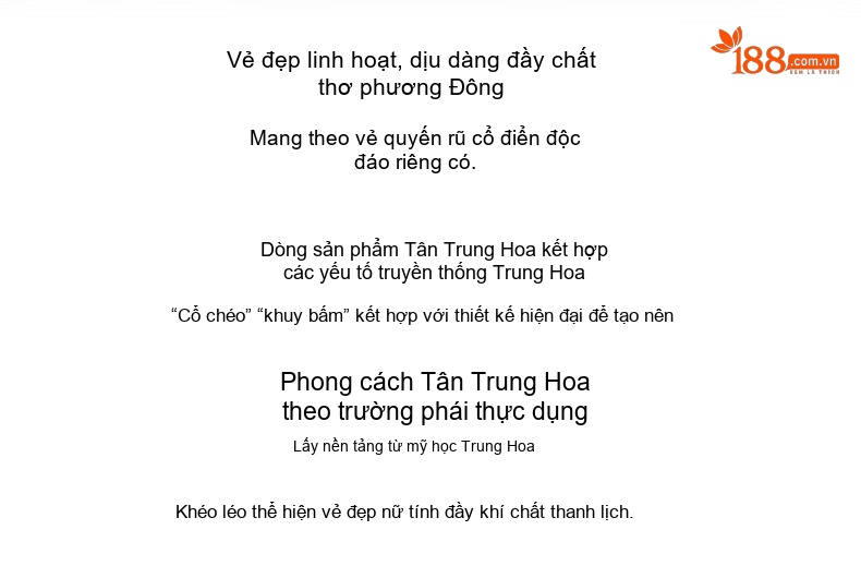 Áo Sơ Mi Nữ Tay Ngắn Cổ Trụ Khuy Tàu Gấm Thượng Hải Cách Tân Thanh Lịch chi tiết 2