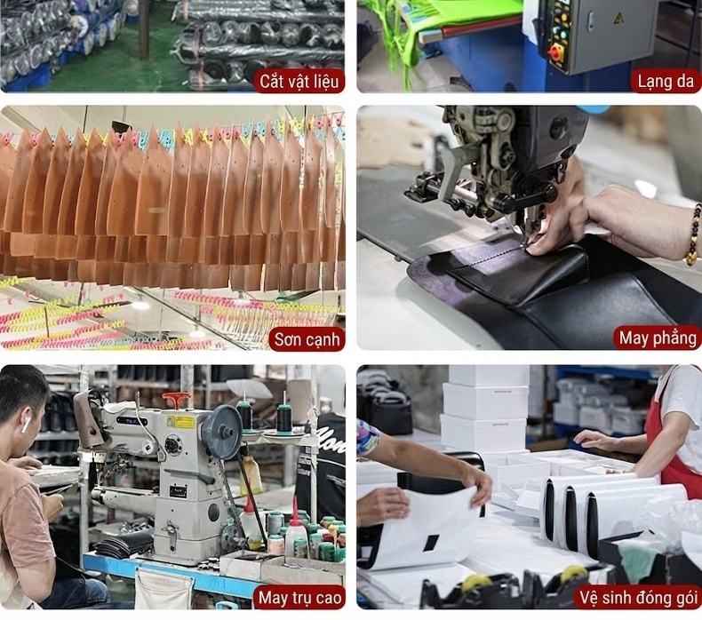 Túi Đeo Vai Nữ Da Mềm Đan Lưới Thủ Công Công Sở Dung Tích Lớn Màu Kem chi tiết 15