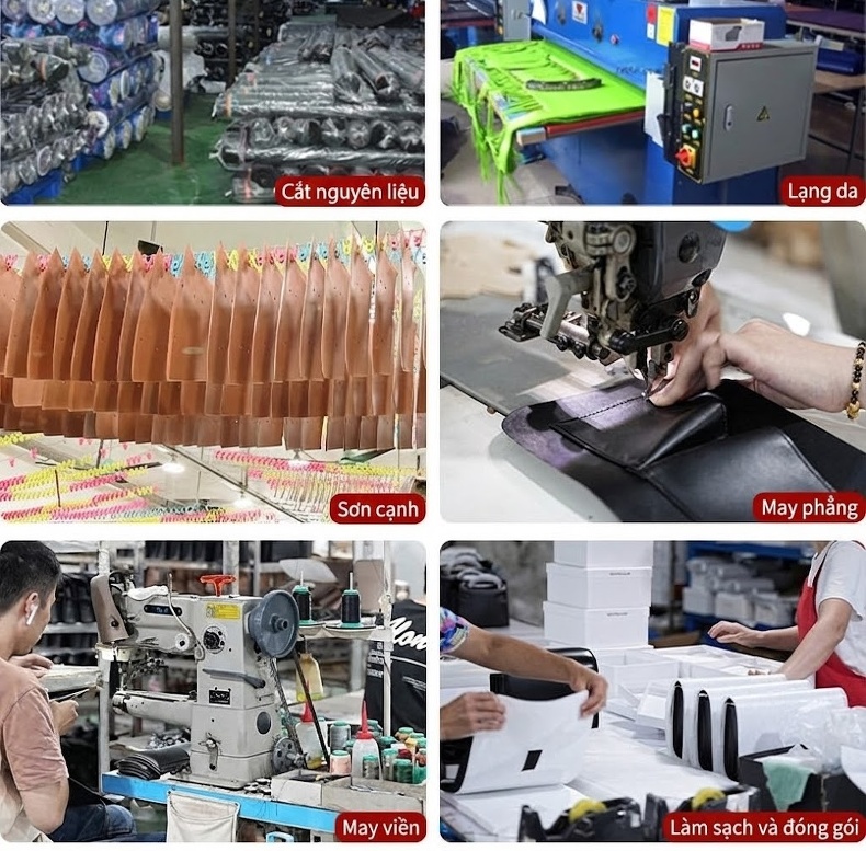 Túi Đeo Chéo Nữ Da Thật Dáng Vuông Nhỏ Đan Dây Phong Cách Ins Màu Đen, Trắng chi tiết 11