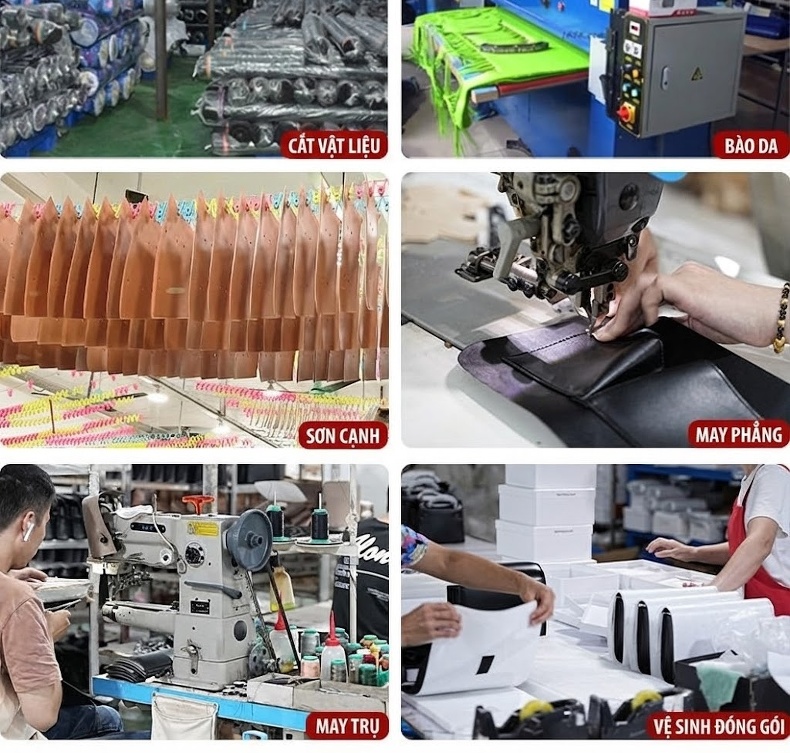 Túi Tote Nữ Da Thật Đựng Vừa A4 Phong Cách Âu Mỹ Màu Nâu, Đen chi tiết 13