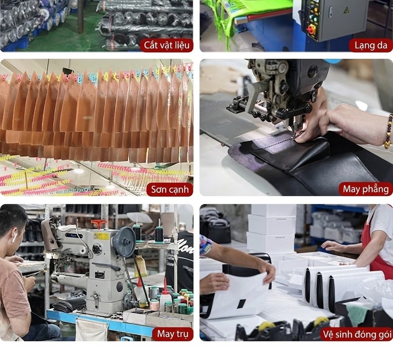 Balo Nữ Da Mờ Cao Cấp Đựng Laptop Du Lịch Phong Cách Màu Nâu chi tiết 15