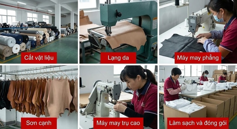Túi Đeo Vai Nữ Da Mờ Phong Cách Tối Giản Sức Chứa Lớn Màu Nâu chi tiết 14