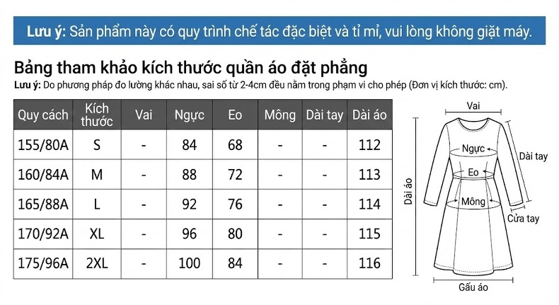 Đầm A Dài Tay Nữ Ren Cao Cấp Dáng Ôm Thu Đông Màu Đen, Trắng chi tiết 1