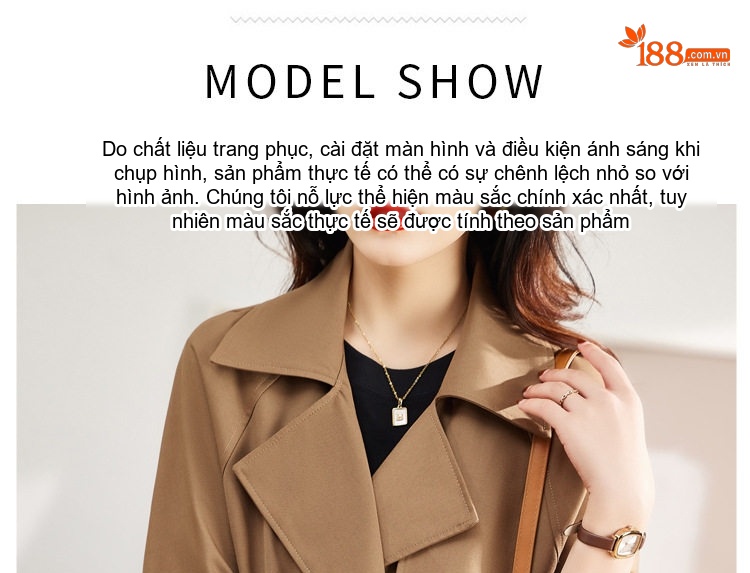 Áo Khoác Ngắn Tay Lỡ Phong Cách Hàn Quốc Màu Đen, Nâu chi tiết 10