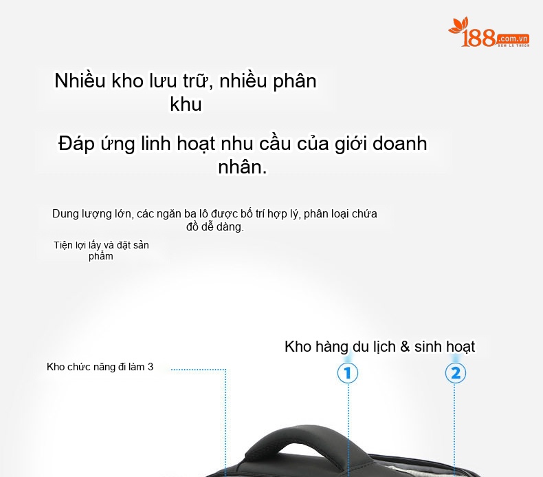 Balo Đôi Nam Nữ Da Bóng Chống Nước Thời Trang Công Sở Đựng Laptop Màu Đen chi tiết 12
