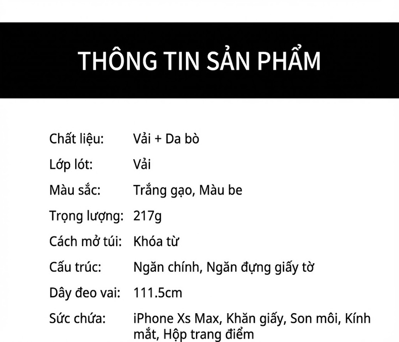Túi Đeo Vai Nữ Dệt Kim Cotton Đựng Điện Thoại Mini Đi Biển chi tiết 5