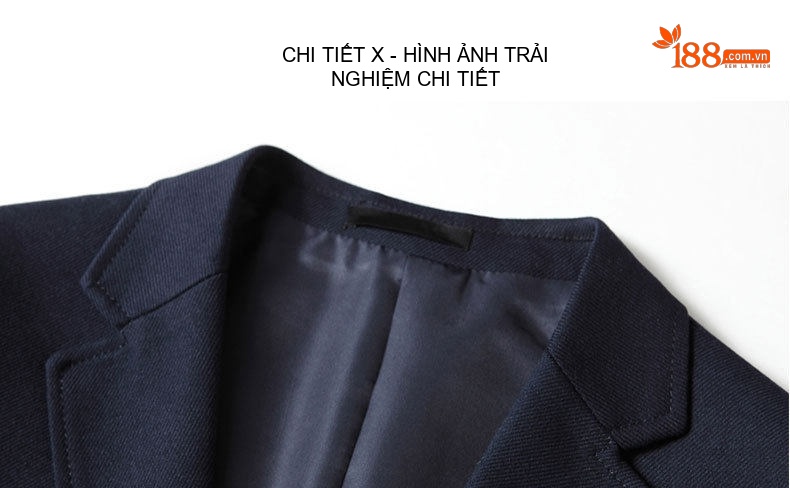 Áo Khoác Blazer Nam Màu Đen, Nâu, Xám Áo Vest Công Sở Thu Đông chi tiết 15