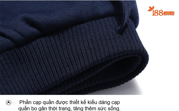 Bộ Quần Áo Nỉ Nam Thu Đông Dày Dặn Lót Lông Cừu Non Áo Khoác Có Mũ Màu Đen, Xám, Xanh Navy, Đỏ chi tiết 12