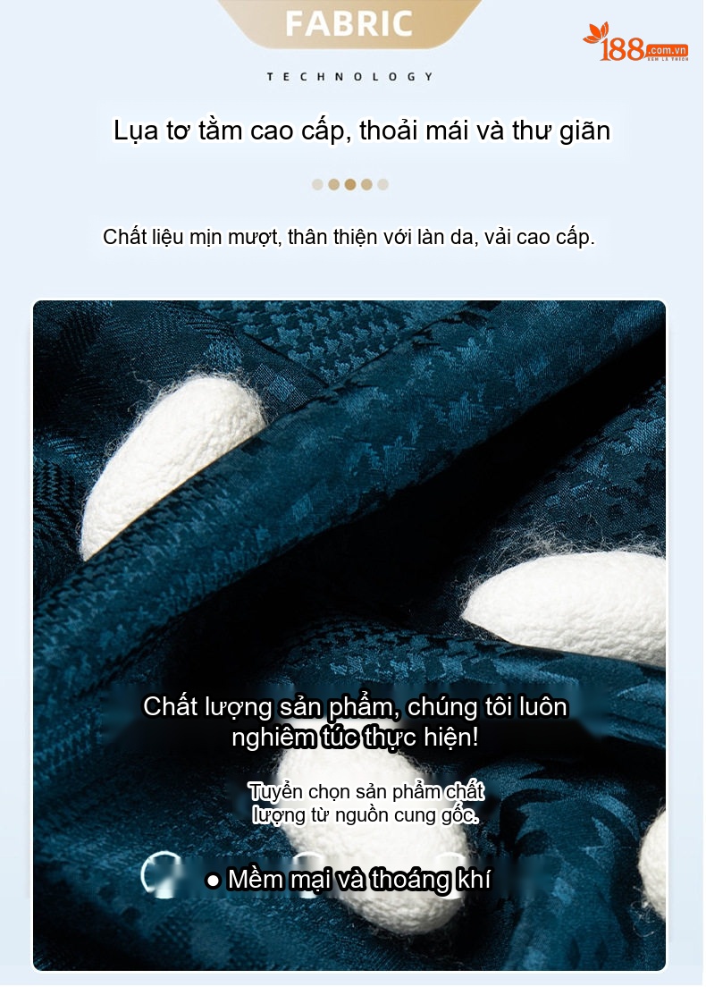 Áo Polo Nam Tay Ngắn桑蚕丝 Dệt Jacquard Thoáng Khí Màu Trắng, Xanh, Đen chi tiết 4